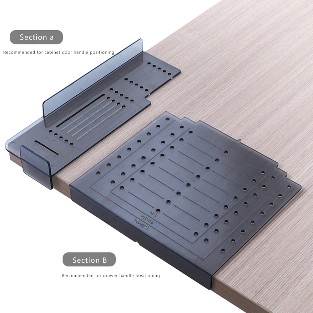 Cabinet Handle Drill Mounting Kit for Drawer Pulls Door Template Wardrobe Positioner Drill Guide Handle Hole Locator
Cabinet Handle Drill Mounting Kit for Drawer Pulls Door Template Wardrobe Positioner Drill Guide Handle Hole Locator