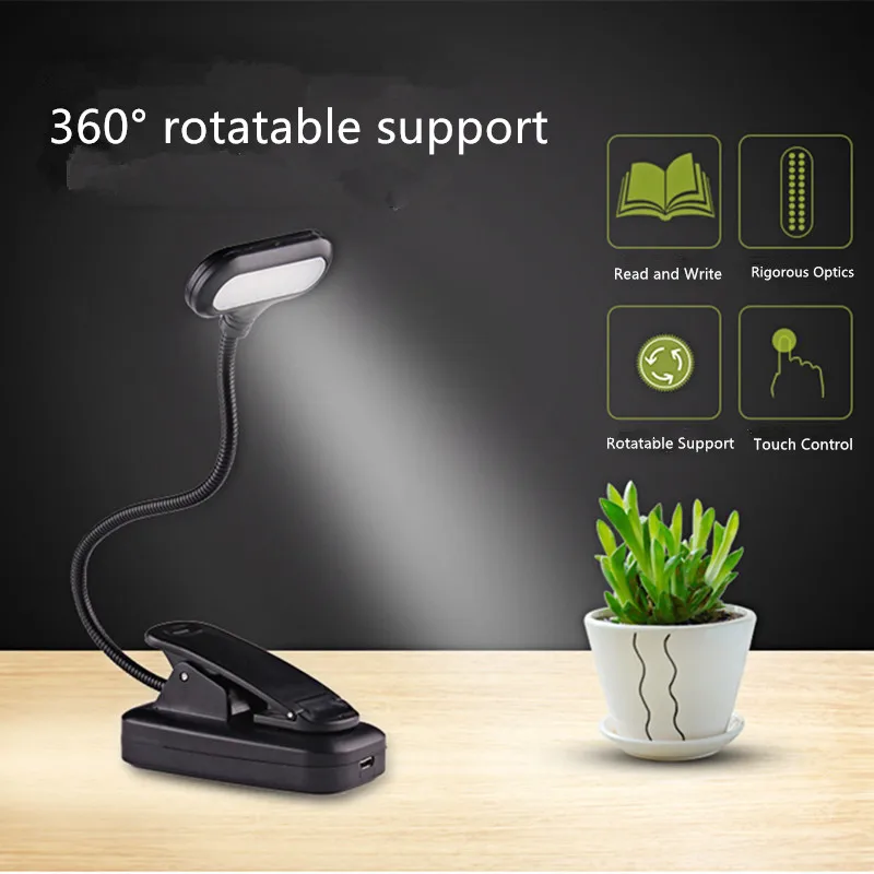 LED Eye Protection Light Night Light Adjustable Mini Clip-On Study Desk Lamp Battery Powered Flexible for Travel Bedroom Reading
LED Eye Protection Light Night Light Adjustable Mini Clip-On Study Desk Lamp Battery Powered Flexible for Travel Bedroom Reading
