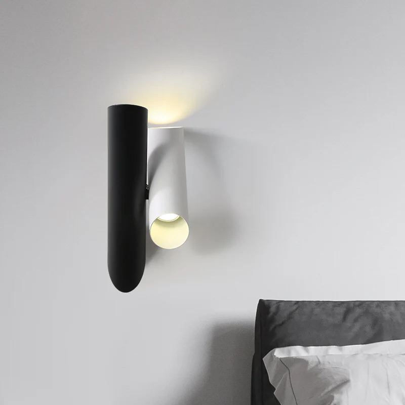 LED Wall Lamp Black Add White Modern Minimalist Iron Wall Lights for Bedroom Bedside TV Background Rotatable Lighting Sconces
LED Wall Lamp Black Add White Modern Minimalist Iron Wall Lights for Bedroom Bedside TV Background Rotatable Lighting Sconces