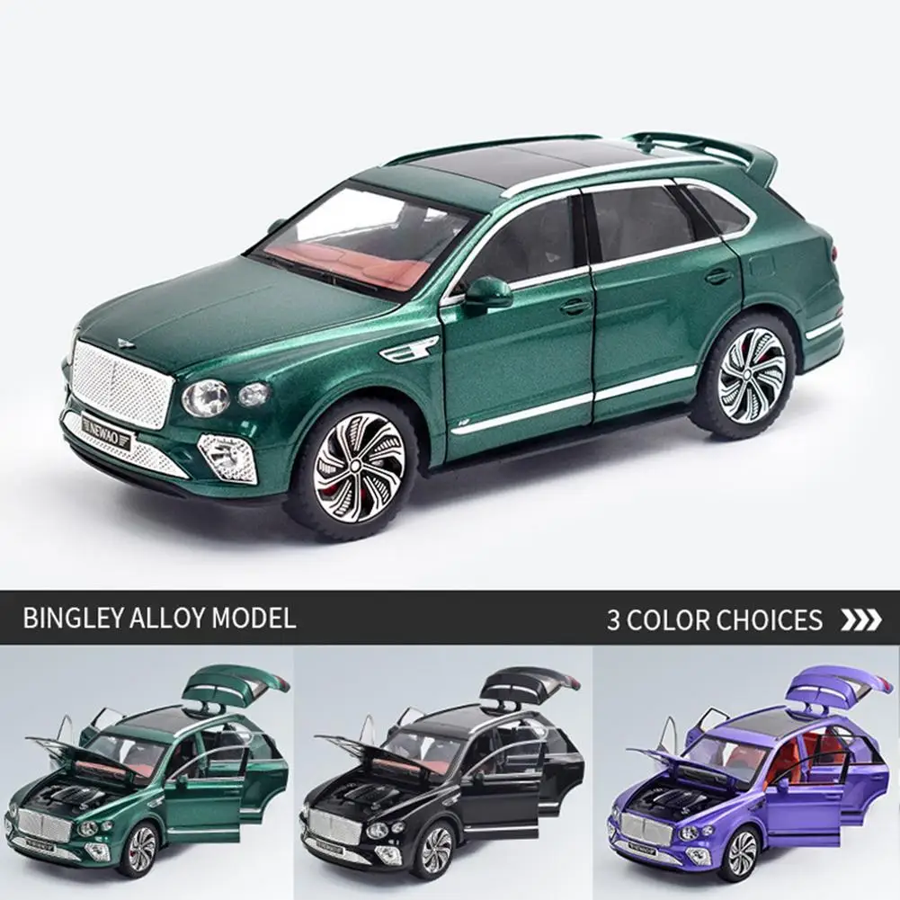 1:24 Alloy Car Model Compatible For Bentley Bentayga Simulation Pull Back Car Ornaments For Boys Gifts
1:24 Alloy Car Model Compatible For Bentley Bentayga Simulation Pull Back Car Ornaments For Boys Gifts