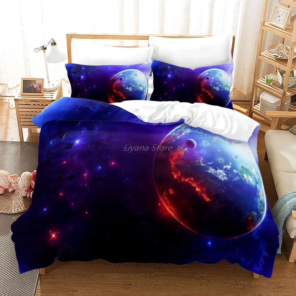 Space Galaxy Bedding Set Spread Twin Full Queen Size Sky Stars Planet Bed Set Children Kid Duvet Cover 14
Space Galaxy Bedding Set Spread Twin Full Queen Size Sky Stars Planet Bed Set Children Kid Duvet Cover 14
