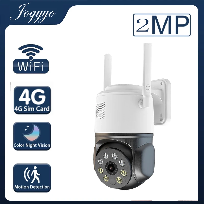 4G SIM Card WIFI Surveillance Camera 2MP PTZ PIR Human Tracking Cam Outdoor Waterproof CCTV Two-way Intercom Video IP Cam
4G SIM Card WIFI Surveillance Camera 2MP PTZ PIR Human Tracking Cam Outdoor Waterproof CCTV Two-way Intercom Video IP Cam