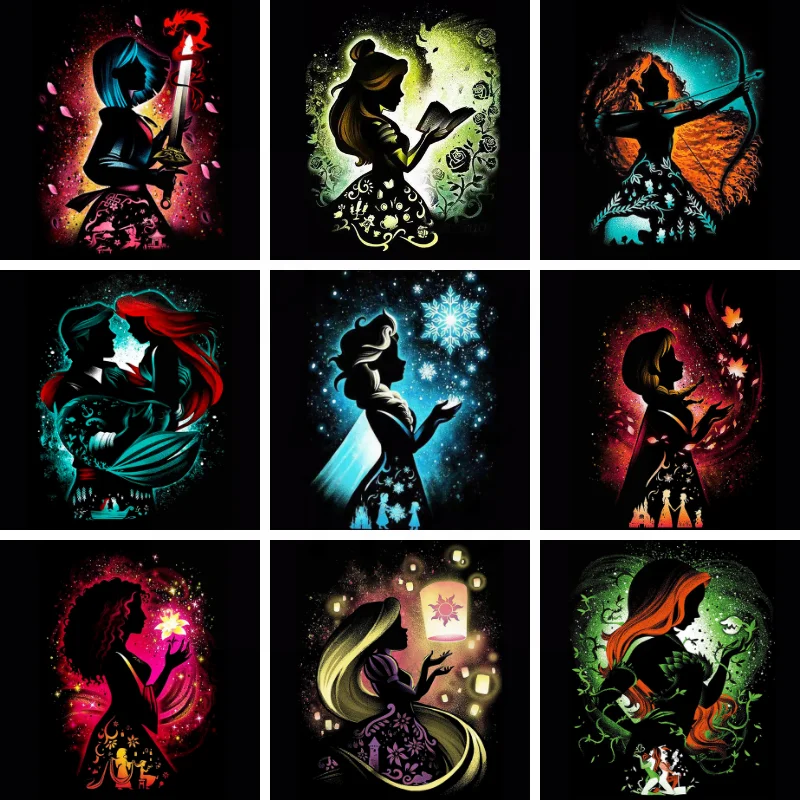 DIY Disney Princess All Stars Diamond Painting Embroidery Cartoon Craft Kits Kid Gift Ariel Jasmine Frozen Mulan Merida Anime
DIY Disney Princess All Stars Diamond Painting Embroidery Cartoon Craft Kits Kid Gift Ariel Jasmine Frozen Mulan Merida Anime