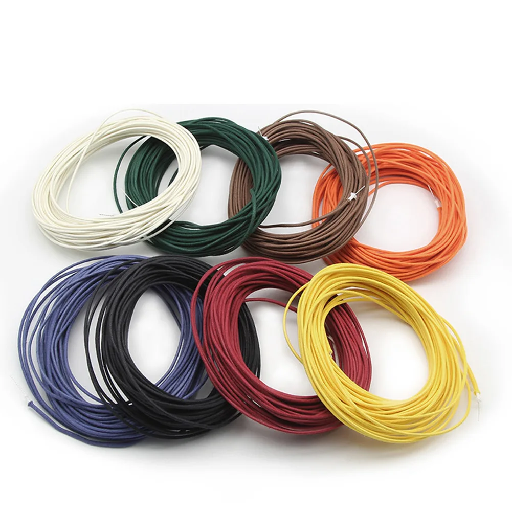 50Feet 15M Waxed Covered Pre-tinned Cloth Push Back Guitar Wire 22 Awg Colourful Musical Instruments Guitar Accessories Parts
50Feet 15M Waxed Covered Pre-tinned Cloth Push Back Guitar Wire 22 Awg Colourful Musical Instruments Guitar Accessories Parts