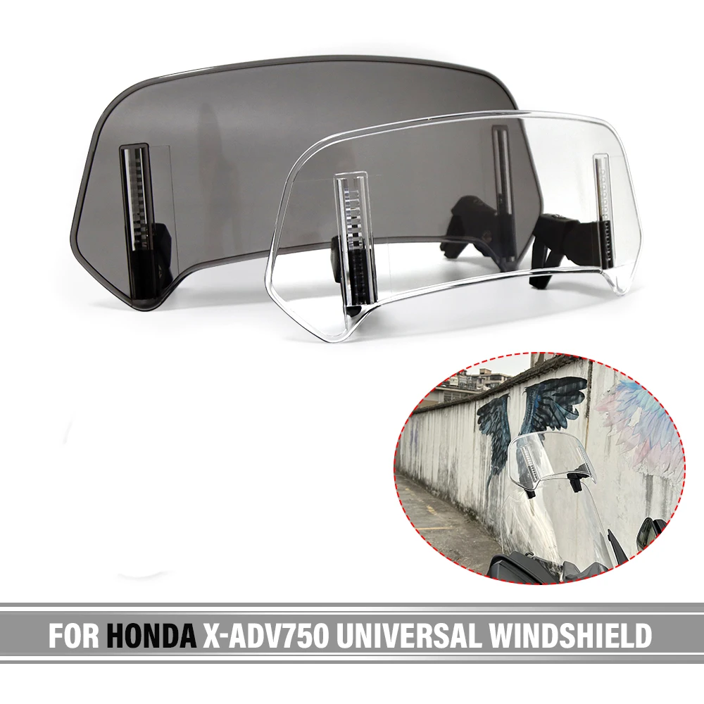 Universal Motorcycle Windshield Extension Adjustable Spoiler Deflector For HONDA X-ADV750 XADV750 X-ADV 
Universal Motorcycle Windshield Extension Adjustable Spoiler Deflector For HONDA X-ADV750 XADV750 X-ADV