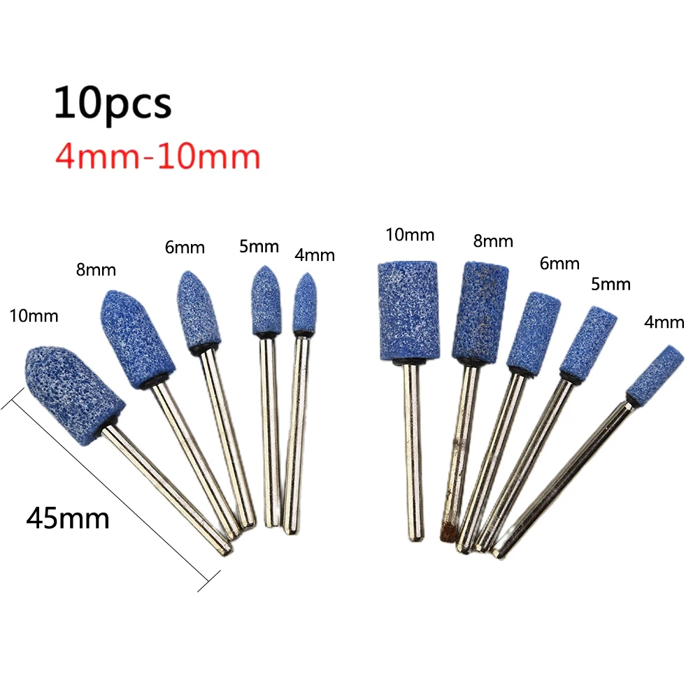 10pcs Ceramic Stone Polishing Grinding Rotary Die Grinder Drill Bit Tool Shaft Mounted Ceramic Grinding Stone Head For Grind
10pcs Ceramic Stone Polishing Grinding Rotary Die Grinder Drill Bit Tool Shaft Mounted Ceramic Grinding Stone Head For Grind