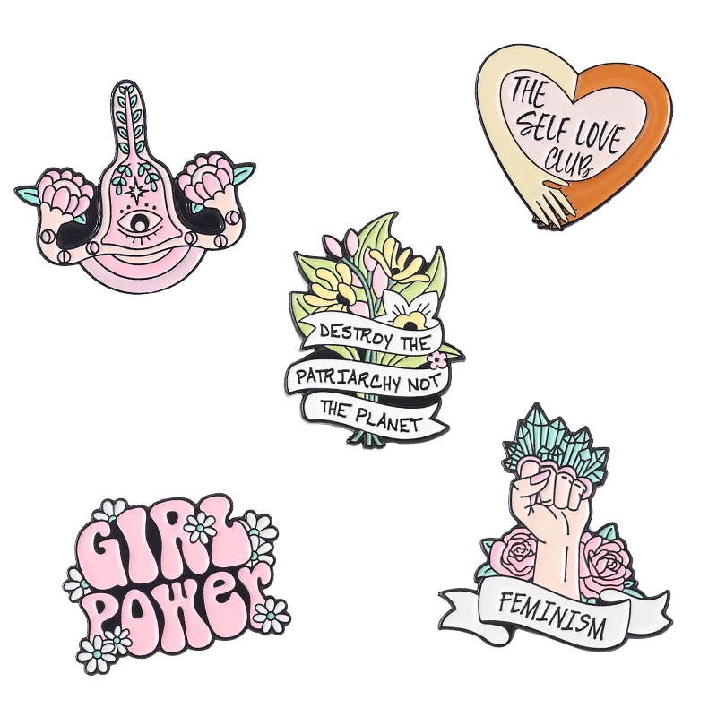 Pink Letter Brooch Girl Power Creative Cartoon Love Flower Brooch Jewelry Ribbon Lapel Brooch Brooch Club Uterine Brooch Hot
Pink Letter Brooch Girl Power Creative Cartoon Love Flower Brooch Jewelry Ribbon Lapel Brooch Brooch Club Uterine Brooch Hot