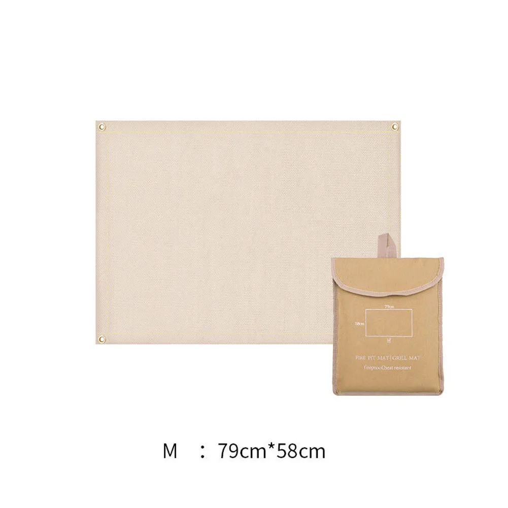 1pc Fire Mat Camping Stove BBQ Grill Fireproof Cloth Ember Mat Fire Pits Protective Lawn Patio Deck Non-flammable Blanket
1pc Fire Mat Camping Stove BBQ Grill Fireproof Cloth Ember Mat Fire Pits Protective Lawn Patio Deck Non-flammable Blanket