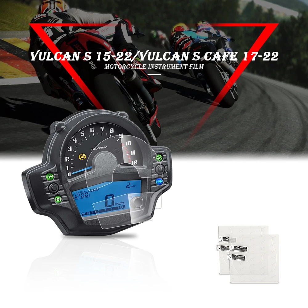 For Kawasaki Vulcan s 2015-2022 Vulcan s CAFE 2017-2022 Motorcycle Instrument Dashboard Cluster Scratch Protection Film
For Kawasaki Vulcan s 2015-2022 Vulcan s CAFE 2017-2022 Motorcycle Instrument Dashboard Cluster Scratch Protection Film