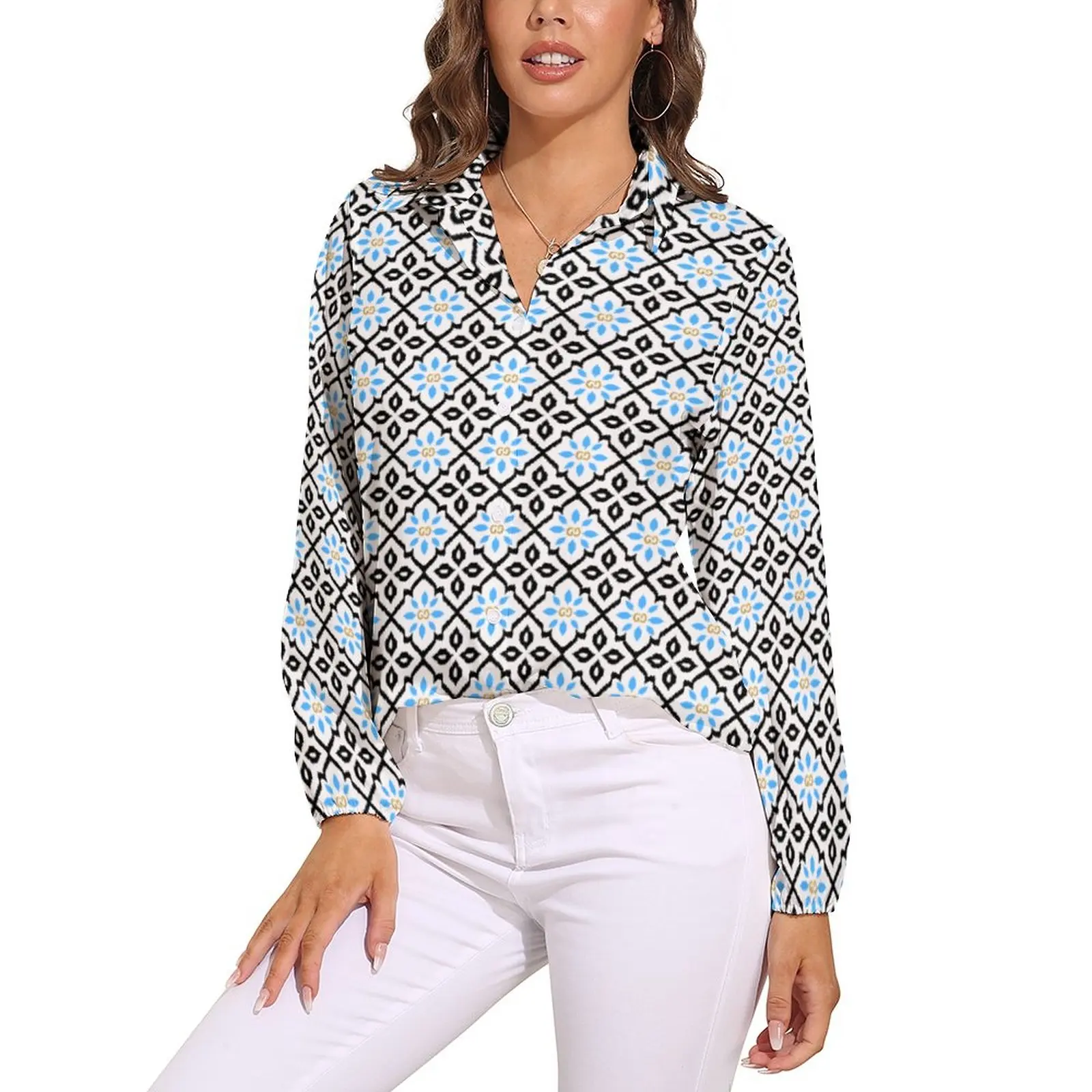 Fashion printing ladies shirts Women's Blouses Spring Autumn Long Sleeve Shirts Tops Blusas Mujer Office Lady Top
Fashion printing ladies shirts Women's Blouses Spring Autumn Long Sleeve Shirts Tops Blusas Mujer Office Lady Top