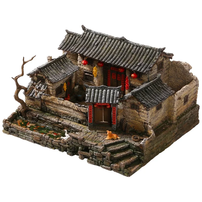 Retro Building Tea Table Bonsai Miniature Old House Model Living Room Hallway Ornaments Home Decorative Crafts
Retro Building Tea Table Bonsai Miniature Old House Model Living Room Hallway Ornaments Home Decorative Crafts