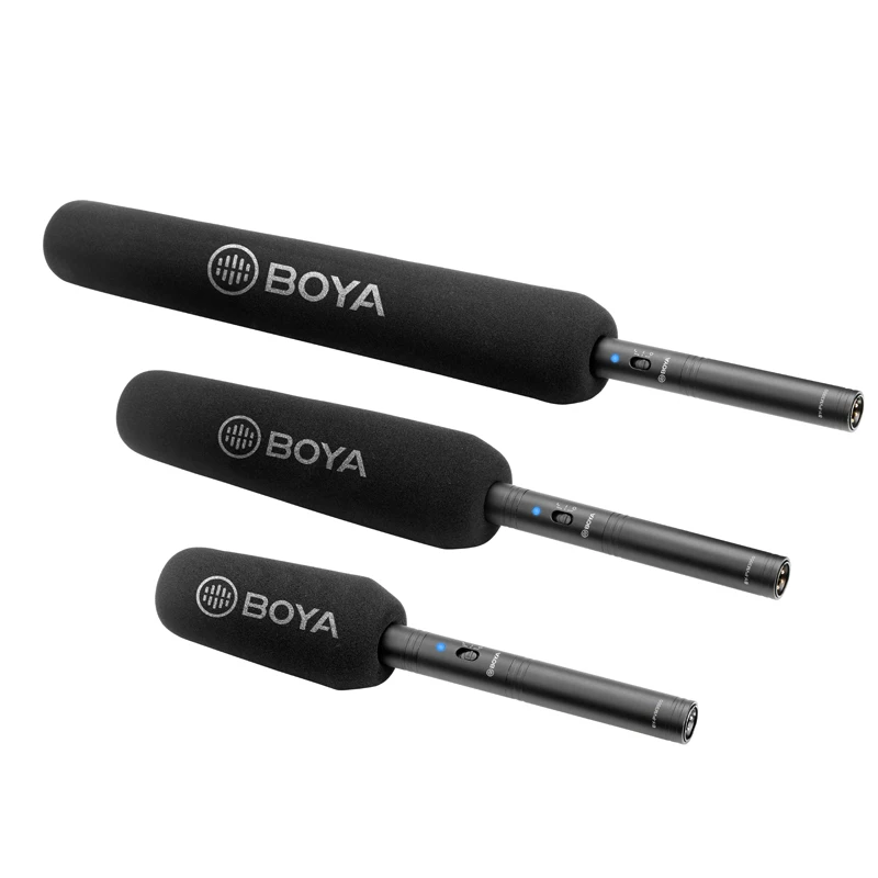 BOYA BY-PVM3000S/M/L Professional Supercardioid Condenser Microphone Mic for Video Interview Studio TV Audio Recorder
BOYA BY-PVM3000S/M/L Professional Supercardioid Condenser Microphone Mic for Video Interview Studio TV Audio Recorder