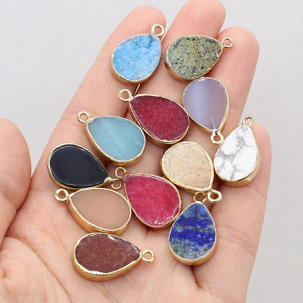 2Pcs Natural Semi-precious Stones Drop-shaped Gray Agate Ladies Jewelry Pendant Making DIY Necklace Bracelet Accessories 13x22mm
2Pcs Natural Semi-precious Stones Drop-shaped Gray Agate Ladies Jewelry Pendant Making DIY Necklace Bracelet Accessories 13x22mm