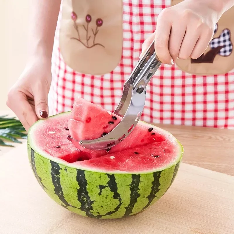 2022New Stainless Steel Watermelon Slicing Knife, Cutting Knife Pitting Device, Fruit Tools and Kitchen Gadgets
2022New Stainless Steel Watermelon Slicing Knife, Cutting Knife Pitting Device, Fruit Tools and Kitchen Gadgets