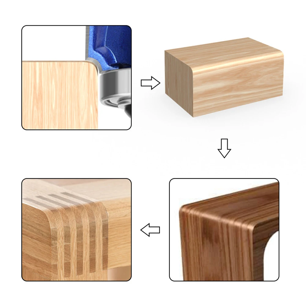 3pcs 4 Teeth Router Bits R1 R2 R3 Side Milling Cutter 8mm Shank Edge Trimmer Woodworking Power Tools Drop Shipping
3pcs 4 Teeth Router Bits R1 R2 R3 Side Milling Cutter 8mm Shank Edge Trimmer Woodworking Power Tools Drop Shipping