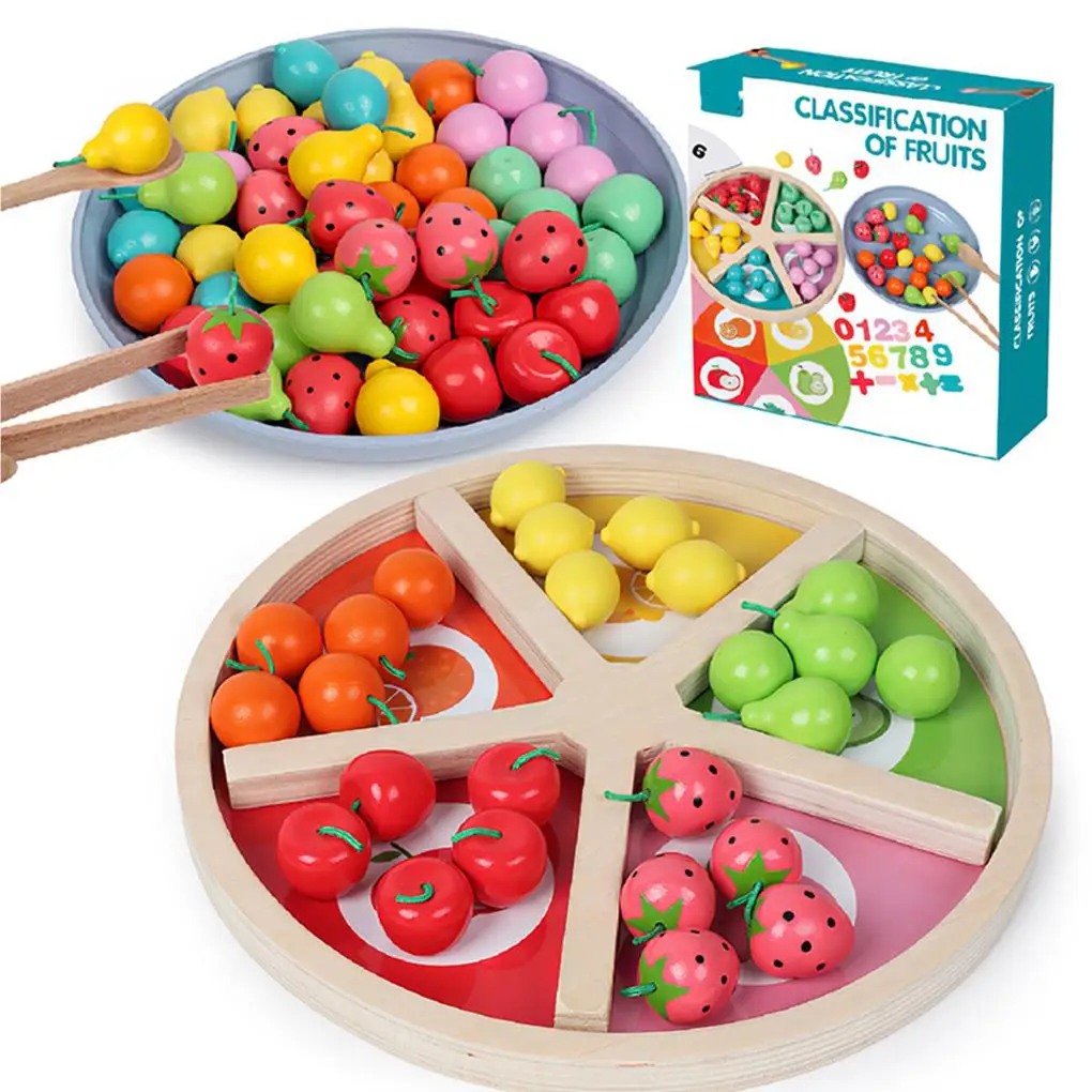 Simulation Of Fruit Sorting Tray And Fruit Game Wooden Educational Teaching Aids For Children
Simulation Of Fruit Sorting Tray And Fruit Game Wooden Educational Teaching Aids For Children
