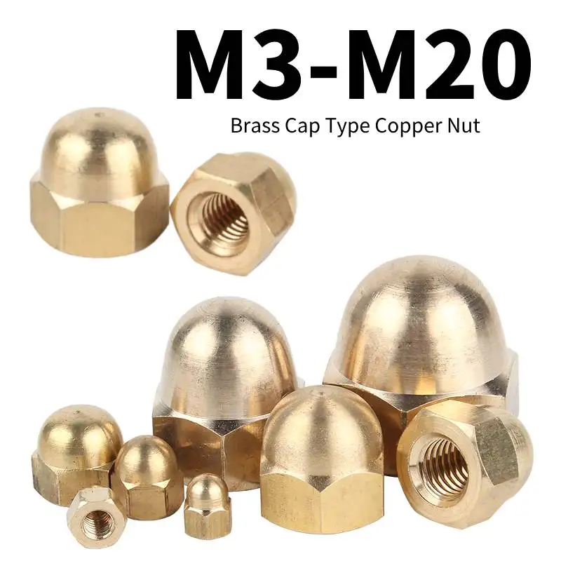 1/5/10PCS Copper Cap Hex Nuts DIN1587 Brass Decorative Dome Head Cover Semicircle Acorn Nut Brass Acorn Cap Dome Nuts M3-M20
1/5/10PCS Copper Cap Hex Nuts DIN1587 Brass Decorative Dome Head Cover Semicircle Acorn Nut Brass Acorn Cap Dome Nuts M3-M20