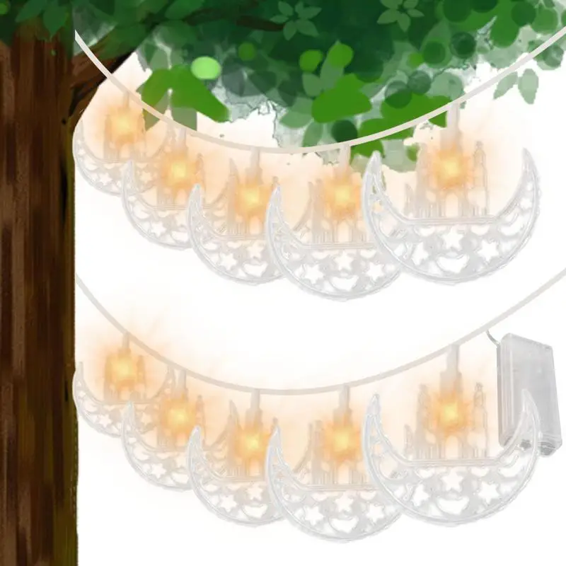 Eid Al-Fitr String Lights 1.5M Moon Shape LED Lantern For Holiday Party Indoor Outdoor Lantern Decor Garden Wedding Decoration
Eid Al-Fitr String Lights 1.5M Moon Shape LED Lantern For Holiday Party Indoor Outdoor Lantern Decor Garden Wedding Decoration