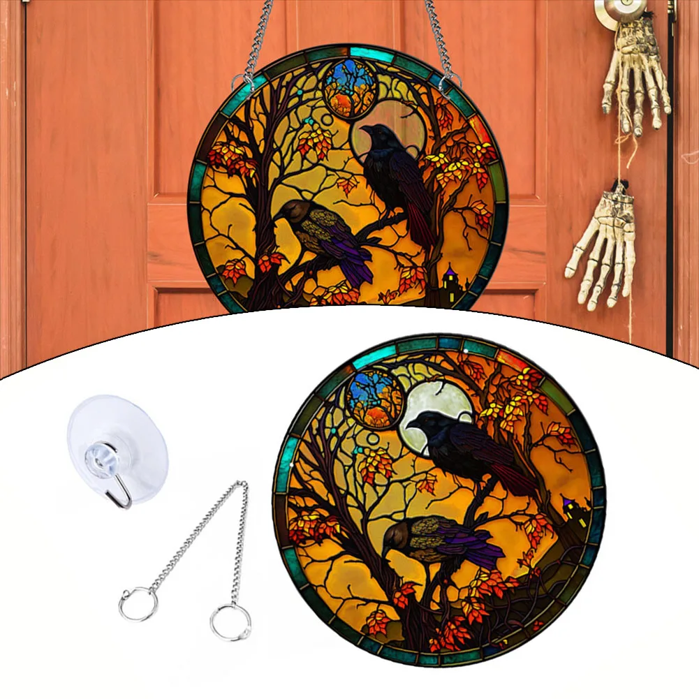 Halloween Home Hanging Stained Glass For Window Hanging Halloween Fall Decor Sun Catcher Party Decor Halloween Accessories
Halloween Home Hanging Stained Glass For Window Hanging Halloween Fall Decor Sun Catcher Party Decor Halloween Accessories