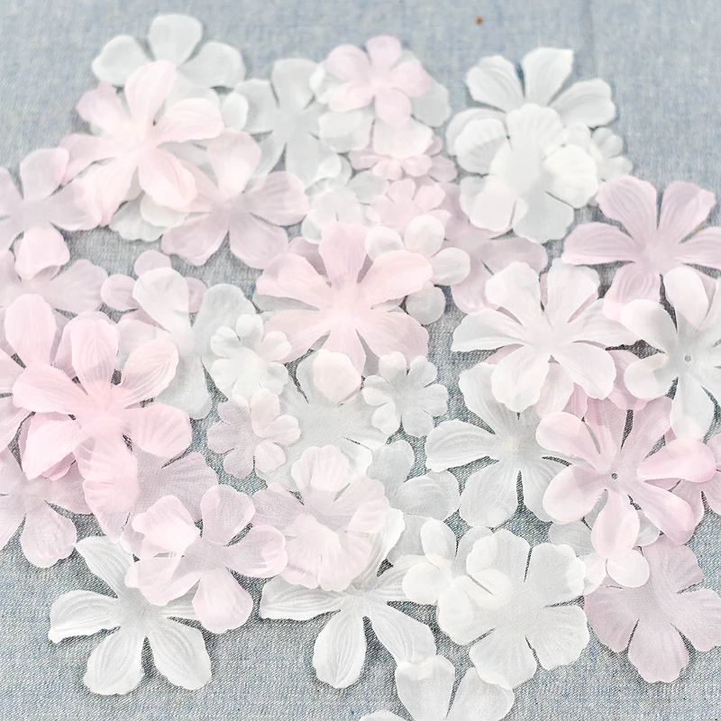 100pcs Handmade Organza Artificial Flower Petals White Pink Color DIY For Wedding Dress Veil Hair Accessory Headwear Material
100pcs Handmade Organza Artificial Flower Petals White Pink Color DIY For Wedding Dress Veil Hair Accessory Headwear Material