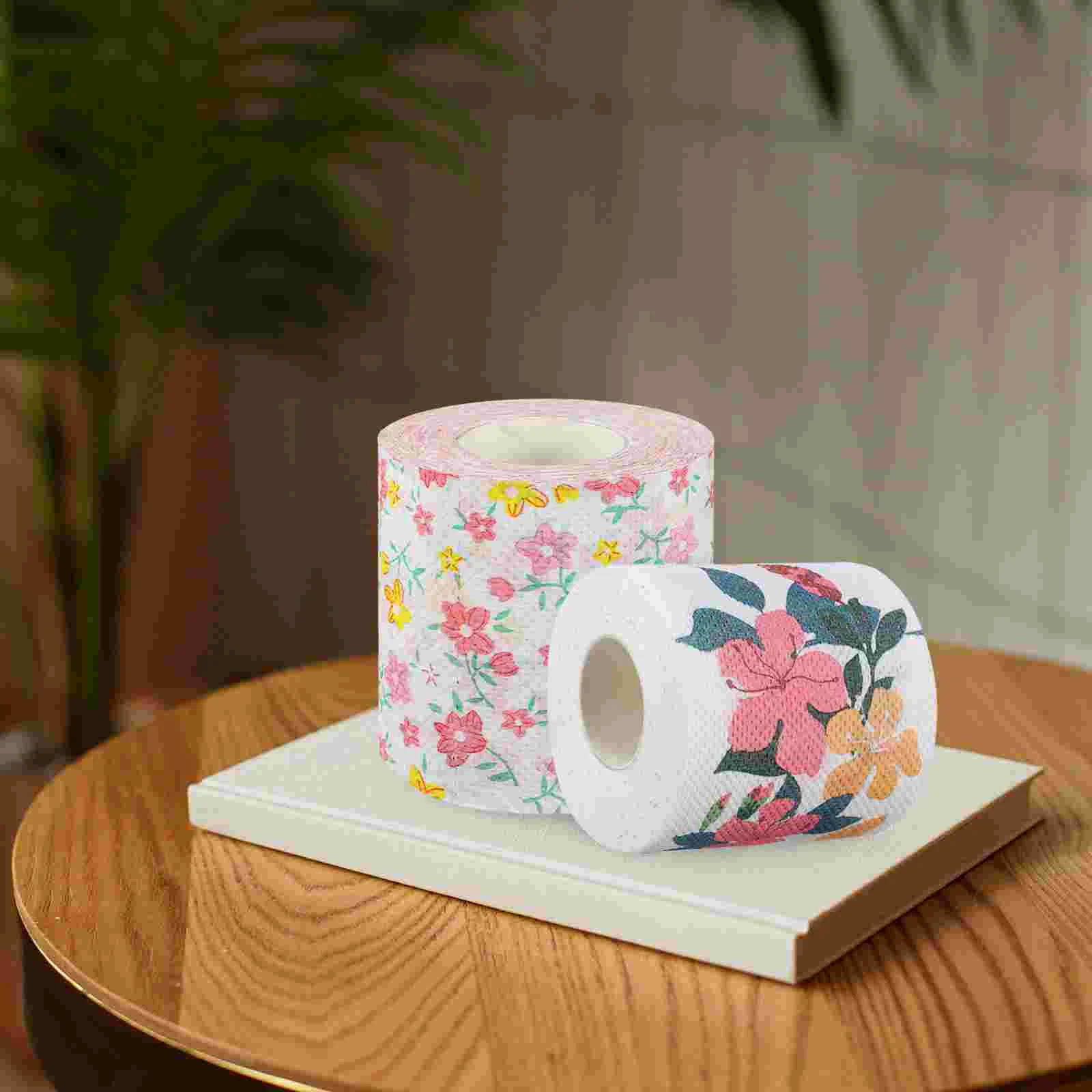 2 Rolls Colorful Napkins Printed Paper Coloured Rolling Papers Flowers 100% Pure Wood Pulp Office
2 Rolls Colorful Napkins Printed Paper Coloured Rolling Papers Flowers 100% Pure Wood Pulp Office