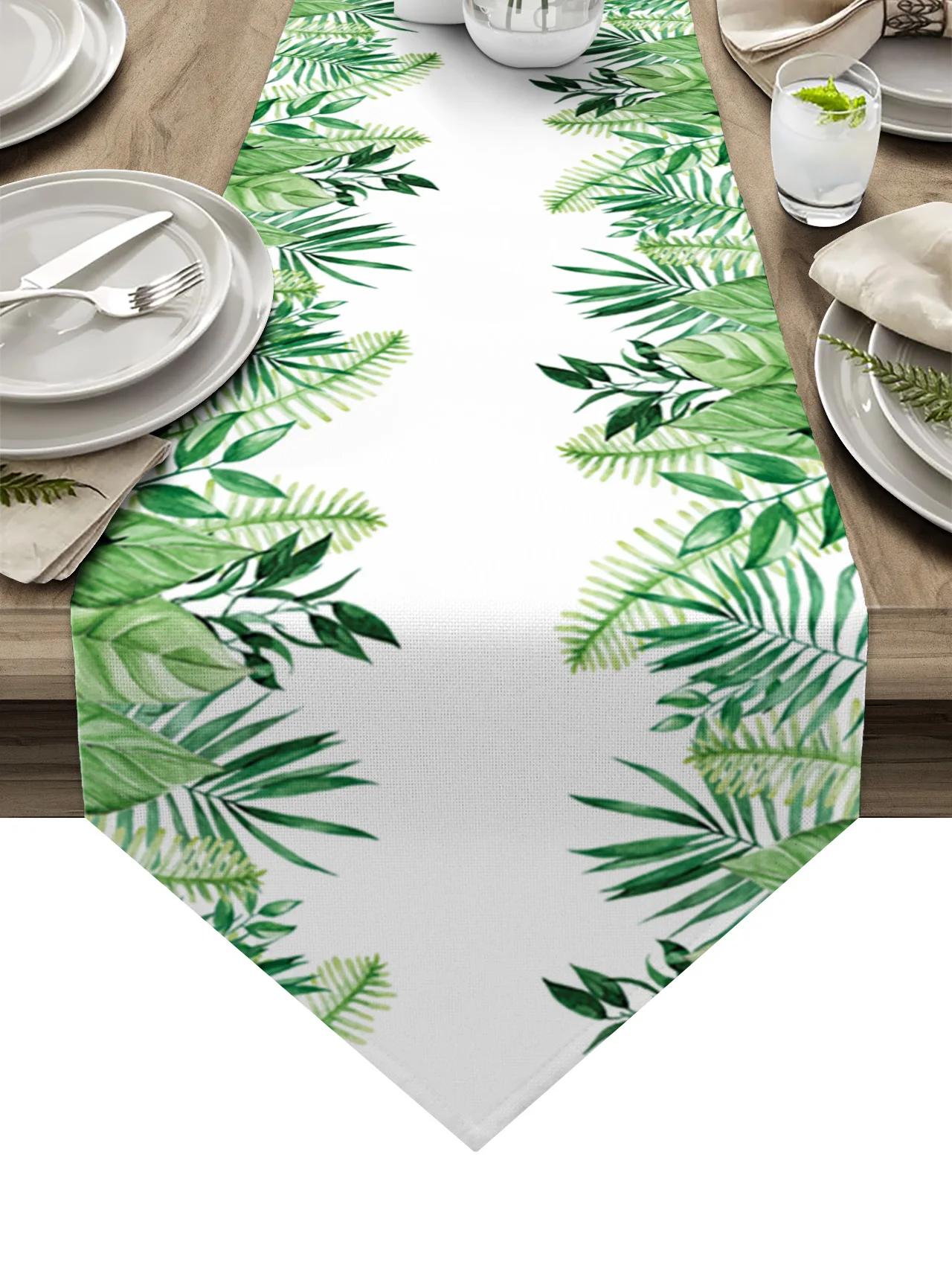 Summer Green Tropical Plants Leaves Modern Table Runner Cotton Linen Tablecloth Wedding Party Dinner Coffee Table Decor Cloth
Summer Green Tropical Plants Leaves Modern Table Runner Cotton Linen Tablecloth Wedding Party Dinner Coffee Table Decor Cloth
