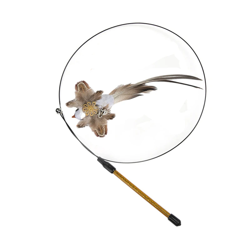 Interactive Cat Toy Funny Simulation Bird Feather with Bell Cat Stick Toy for Kitten Playing Teaser Wand Toy Pet Cats Supplies
Interactive Cat Toy Funny Simulation Bird Feather with Bell Cat Stick Toy for Kitten Playing Teaser Wand Toy Pet Cats Supplies