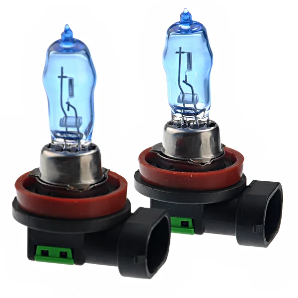 H11 12V 100W 6000K Super Bright White Light Car Xenon Bulbs Headlight Lamp - One Pair
H11 12V 100W 6000K Super Bright White Light Car Xenon Bulbs Headlight Lamp - One Pair