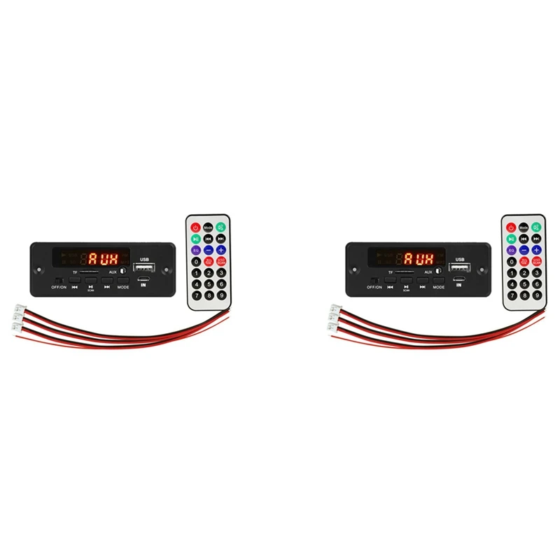 4Pcs 2X25W 50W Amplifier MP3 Player Decoder Board 5V-12V Bluetooth 5.0 Car FM Radio Module Support TF USB AUX
4Pcs 2X25W 50W Amplifier MP3 Player Decoder Board 5V-12V Bluetooth 5.0 Car FM Radio Module Support TF USB AUX