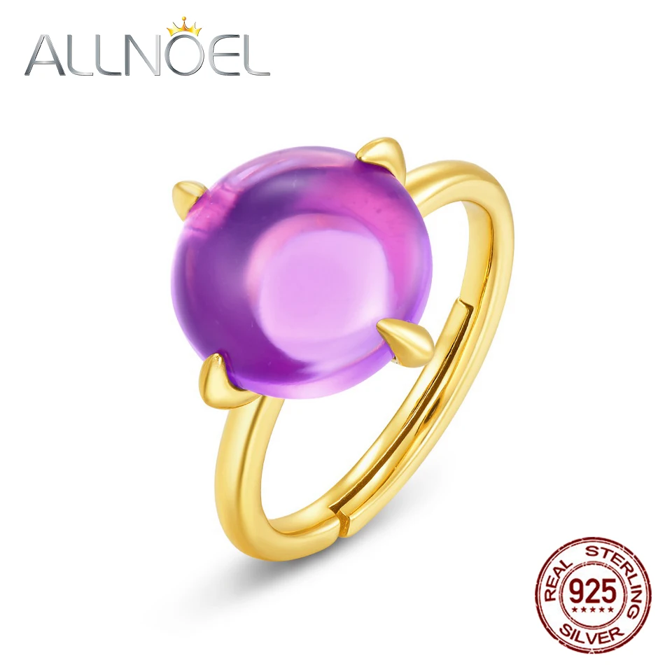 ALLNOEL 925 Sterling Silver Rings For Women Synthetic Amethyst Solitaire Gemstone Candy Series Engagement Fine Adjustable Rings
ALLNOEL 925 Sterling Silver Rings For Women Synthetic Amethyst Solitaire Gemstone Candy Series Engagement Fine Adjustable Rings