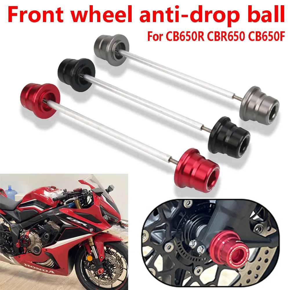 Motorcycle CNC Front Wheel Falling Protector Crash Sliders Cap Anti-Fall Ball Modify For Honda CBR650R CB650R CB650F CB 650R
Motorcycle CNC Front Wheel Falling Protector Crash Sliders Cap Anti-Fall Ball Modify For Honda CBR650R CB650R CB650F CB 650R