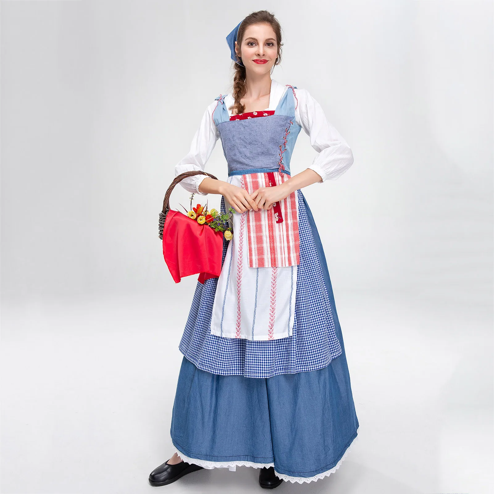 Women Half Sleeve Shirt Square Neck Cosplay Literary Retro 5 Piece Sets Womens Dresses Summer Long Maxi Dresses for Women Summer
Women Half Sleeve Shirt Square Neck Cosplay Literary Retro 5 Piece Sets Womens Dresses Summer Long Maxi Dresses for Women Summer