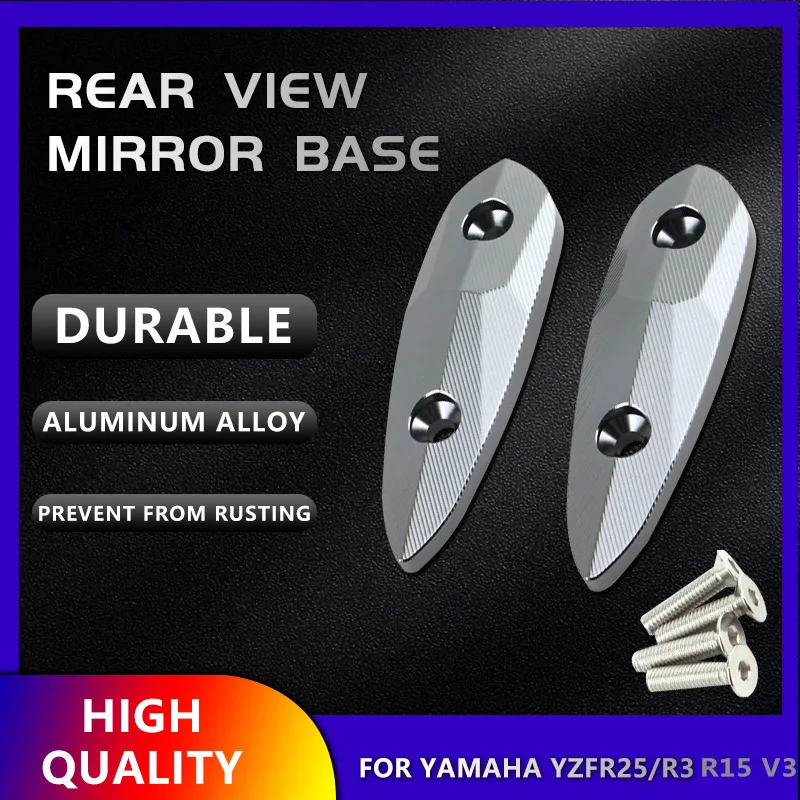 Mirror Code for Yamaha YZFR3 2015-2022 R15 V3 2017-2020 Mirror Holder Decoration Cover Mirror Code Motorcycle Parts Decoration
Mirror Code for Yamaha YZFR3 2015-2022 R15 V3 2017-2020 Mirror Holder Decoration Cover Mirror Code Motorcycle Parts Decoration