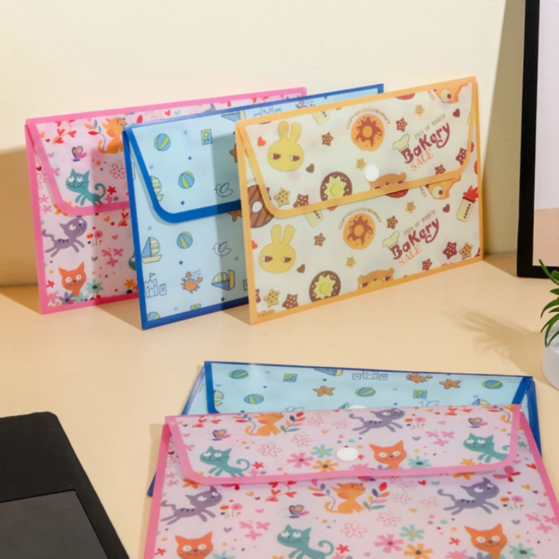 6pcs A5 Cartoon File Folders Kawaii Animals PP Translucent Waterproof Document Bag Children Student Stationery Organizer
6pcs A5 Cartoon File Folders Kawaii Animals PP Translucent Waterproof Document Bag Children Student Stationery Organizer