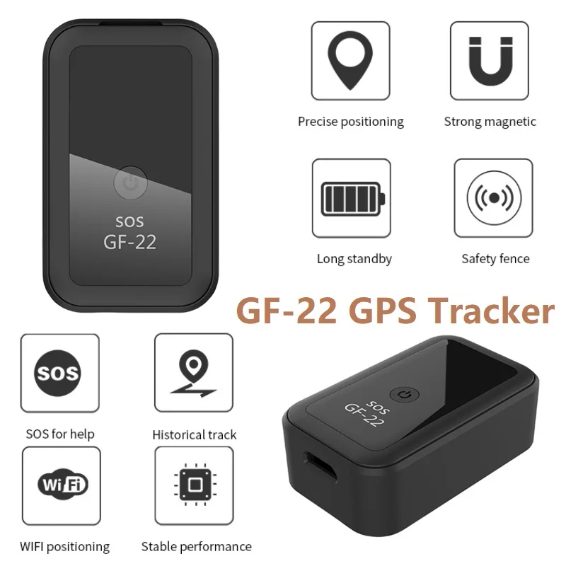 GF-22 Locator Anti Lost Tracker Device Mini GPS Locator Real Timing Personal Tracking Object Finder For Vehicle Car Truck Motor
GF-22 Locator Anti Lost Tracker Device Mini GPS Locator Real Timing Personal Tracking Object Finder For Vehicle Car Truck Motor