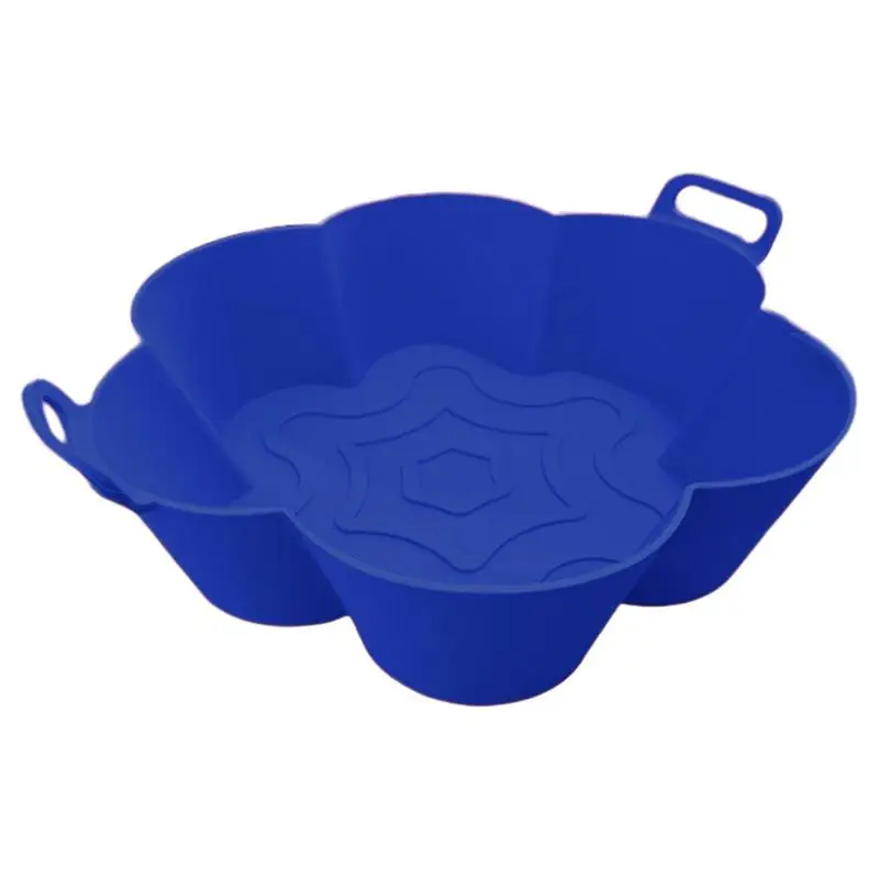 Air Fryer Silicone Pot Evenly Heated Silicone With Handles Air Fryer Tray For Heat Food Plates Oven Accessories For Barbecues 
Air Fryer Silicone Pot Evenly Heated Silicone With Handles Air Fryer Tray For Heat Food Plates Oven Accessories For Barbecues