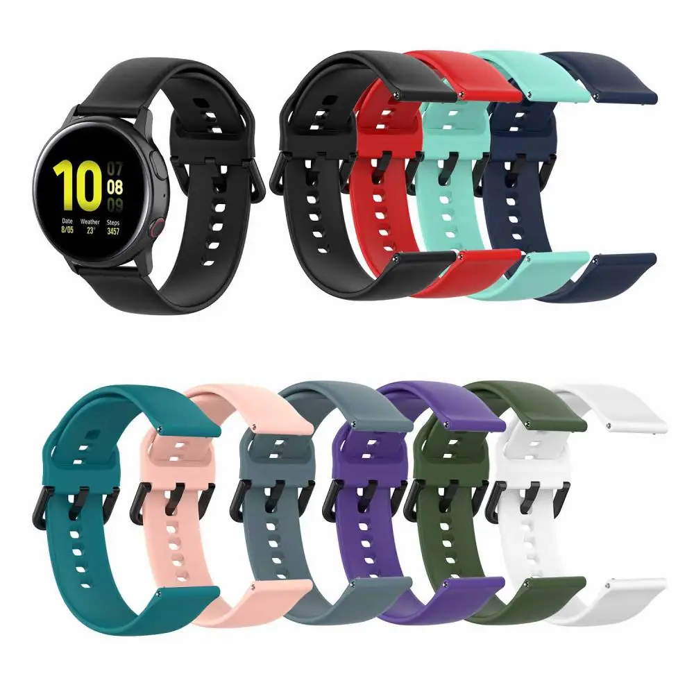 Strap For Samsung Galaxy Watch Active 2 sport wrist bracelet watchband 20mm for Samsung Galaxy Watch 42mm Silicone watch Band
Strap For Samsung Galaxy Watch Active 2 sport wrist bracelet watchband 20mm for Samsung Galaxy Watch 42mm Silicone watch Band