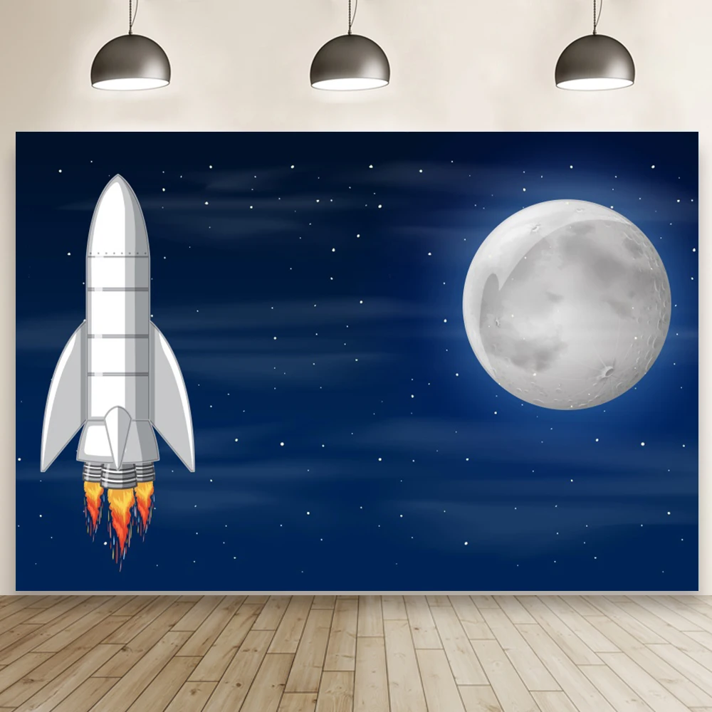 Baby Boy Birthday Background Flying Spaceship Universe Planet Moon Cartoon Party Table Backdrop Photo Booth Custom
Baby Boy Birthday Background Flying Spaceship Universe Planet Moon Cartoon Party Table Backdrop Photo Booth Custom