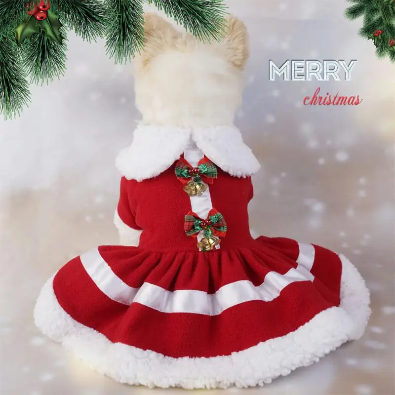 Thickened Unique And Cute Christmas Pet Clothes Easy To Carry Small Dog Thickened Red Holiday P Santa Claus Costume Soft Warm
Thickened Unique And Cute Christmas Pet Clothes Easy To Carry Small Dog Thickened Red Holiday P Santa Claus Costume Soft Warm