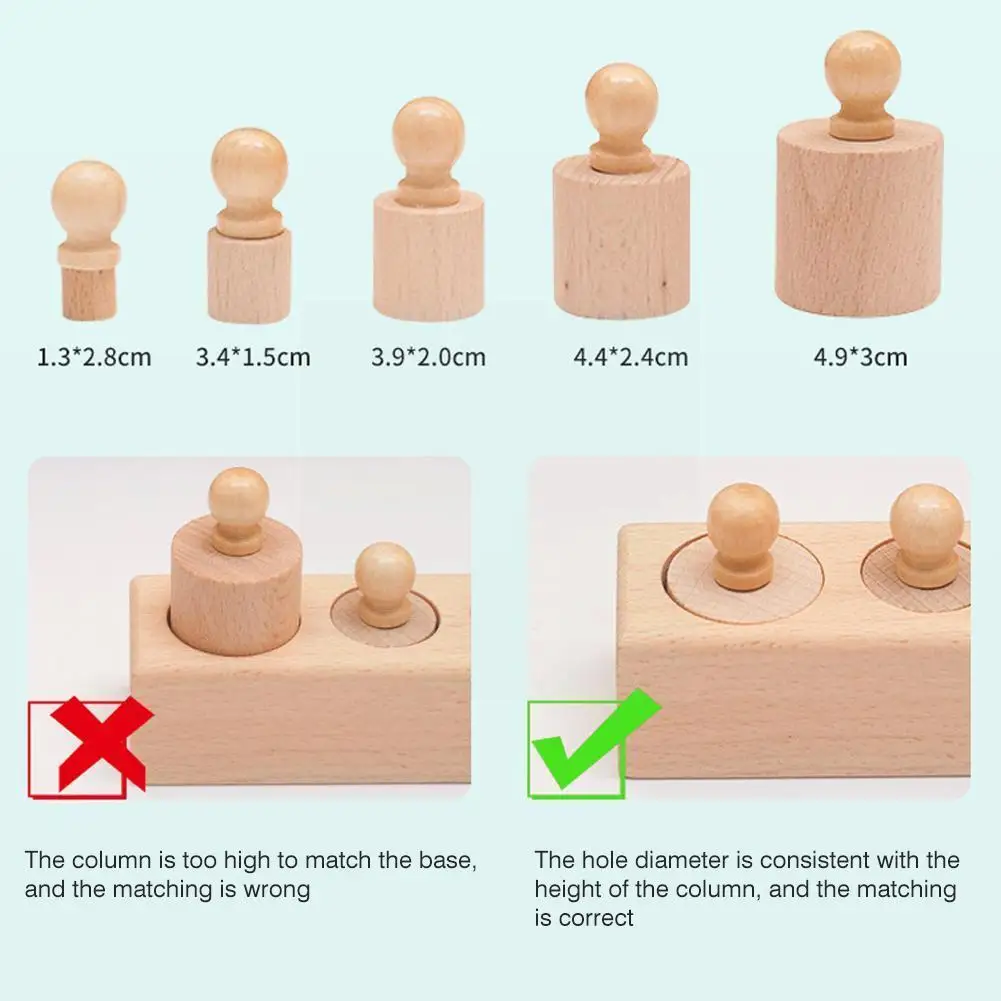 Baby Montessori Colorful Socket Cylinder Block Educational Early Learning Wooden Toys For Children Toys W6V0
Baby Montessori Colorful Socket Cylinder Block Educational Early Learning Wooden Toys For Children Toys W6V0
