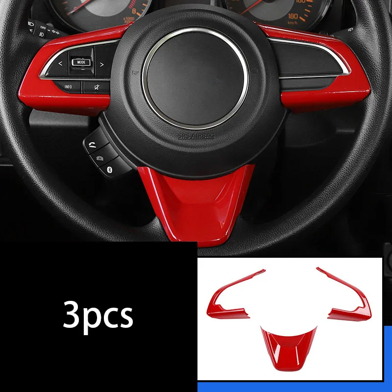 3pcs For SUZUKI Jimny 2019-2020 JB64-JB74 Steering Wheel Decorative Sticker
3pcs For SUZUKI Jimny 2019-2020 JB64-JB74 Steering Wheel Decorative Sticker