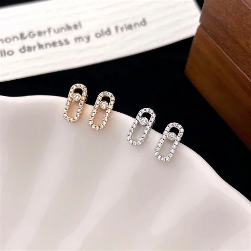 South Korea Zircon Earrings for Women Smaller Exquisite Simple 2023 New Popular Fashion Charm Jewelry
South Korea Zircon Earrings for Women Smaller Exquisite Simple 2023 New Popular Fashion Charm Jewelry