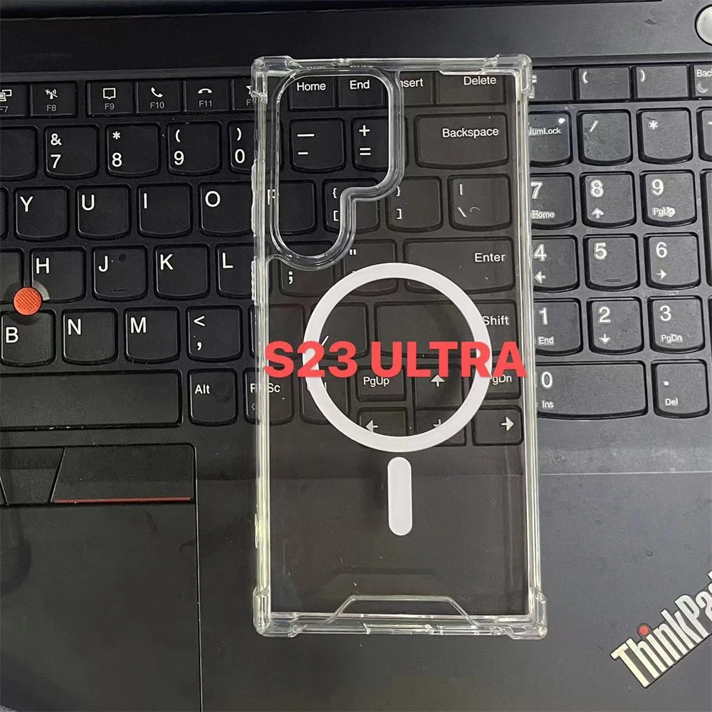 High quality For Samsung Galaxy S23 S22 S21 Note 20 Ultra S20FE Case Skin Transparent Macsafe Phone Case Magnetic Clear Cover 
High quality For Samsung Galaxy S23 S22 S21 Note 20 Ultra S20FE Case Skin Transparent Macsafe Phone Case Magnetic Clear Cover