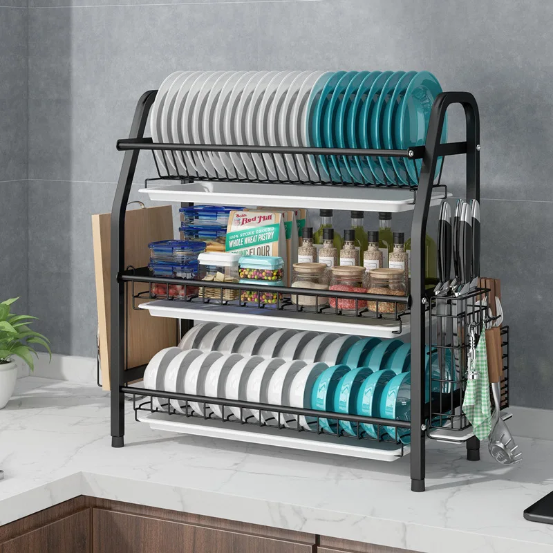304 Stainless Steel Kitchen Dish Rack Draining Rack Dish Rack Household Multi-Functional Multi-Layer Countertop Storage Rack
304 Stainless Steel Kitchen Dish Rack Draining Rack Dish Rack Household Multi-Functional Multi-Layer Countertop Storage Rack