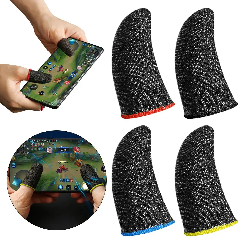 Fingertips Sweatproof Anti-slip Gaming Finger Sleeve Touch Screen Finger Gloves Game Controller Mobile Game Sleeves
Fingertips Sweatproof Anti-slip Gaming Finger Sleeve Touch Screen Finger Gloves Game Controller Mobile Game Sleeves