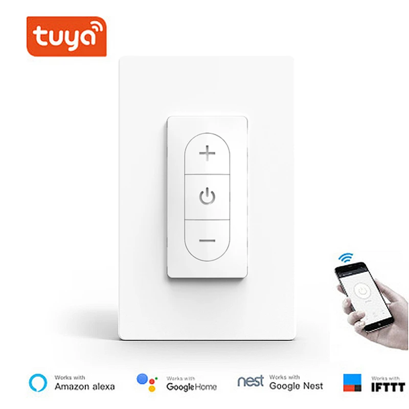 2.4G WiFi Smart Light Dimmer Switch DIY Wireless Breaker Module Voice Remote Control Work with Smart Life Tuya Alexa Google Home
2.4G WiFi Smart Light Dimmer Switch DIY Wireless Breaker Module Voice Remote Control Work with Smart Life Tuya Alexa Google Home