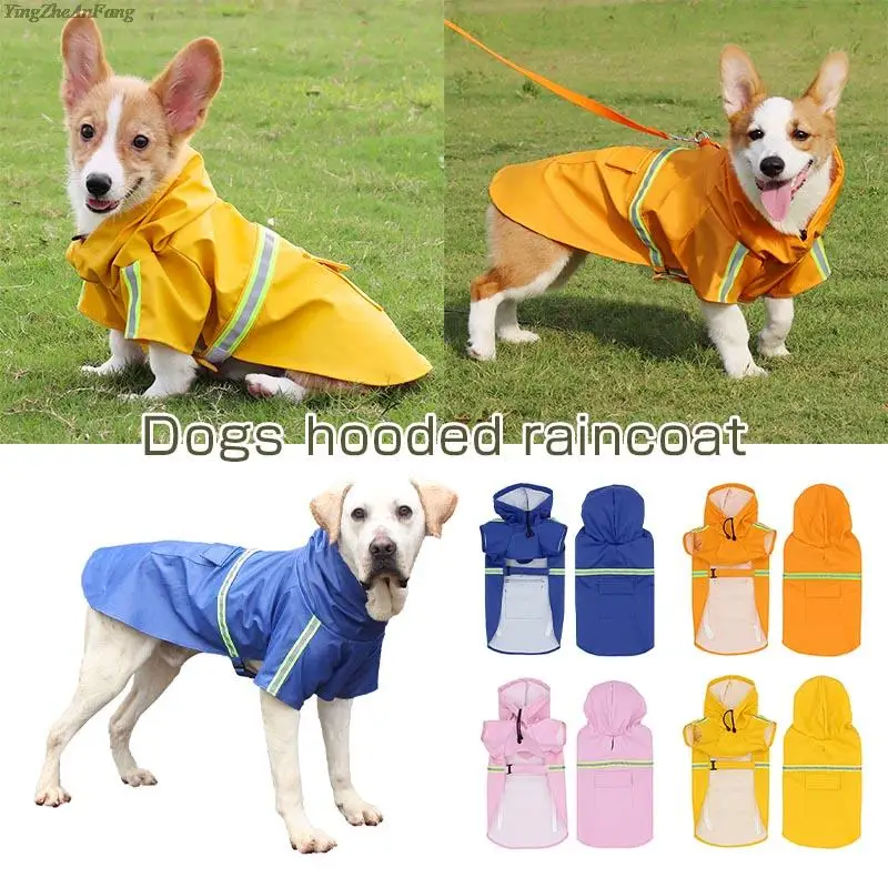 Pet Poncho Dog Raincoats Reflective Small Large Dogs Rain Coat Waterproof Jumpsuit Jacket Outdoor Breathable Puppy Clothes
Pet Poncho Dog Raincoats Reflective Small Large Dogs Rain Coat Waterproof Jumpsuit Jacket Outdoor Breathable Puppy Clothes