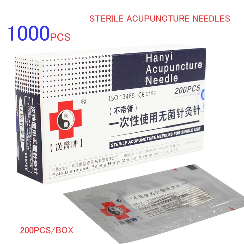 1000 Pcs Flat Handle Needle Sterile Acupuncture Needles for Single Use Hanyi Needle Without Tube Beauty Massage Applicators
1000 Pcs Flat Handle Needle Sterile Acupuncture Needles for Single Use Hanyi Needle Without Tube Beauty Massage Applicators
