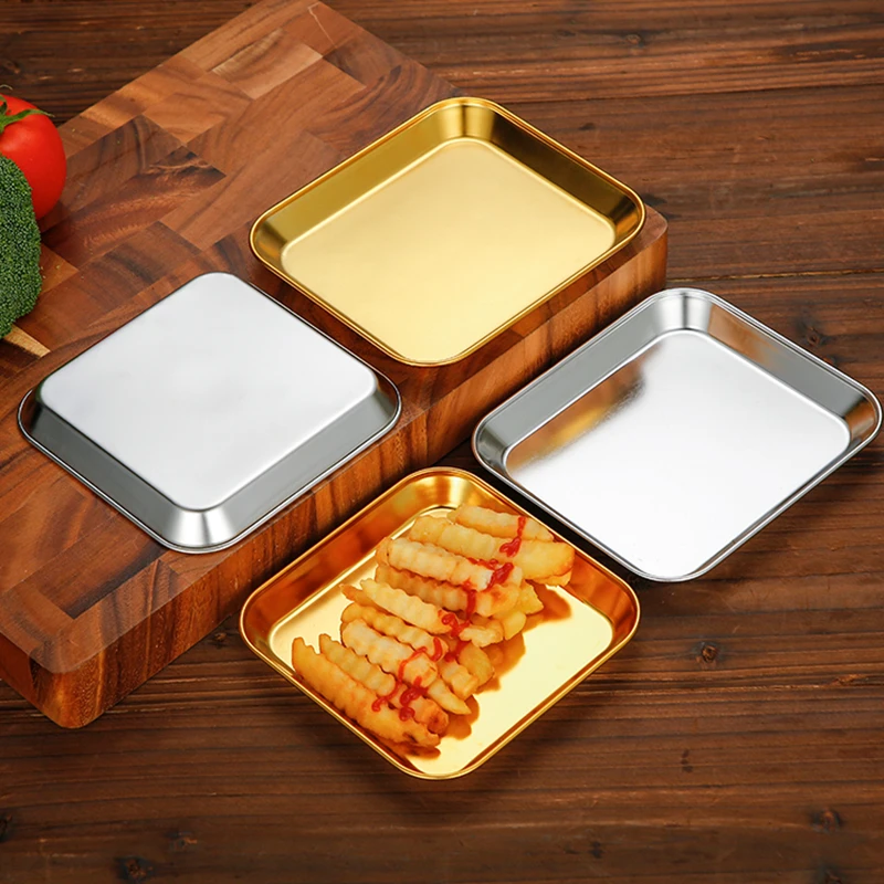 Square Stainless Steel Snack Dish Food Tray Storage Organizer Buffet Presentation Fruit Vegetable Plates Kitchen Accessories
Square Stainless Steel Snack Dish Food Tray Storage Organizer Buffet Presentation Fruit Vegetable Plates Kitchen Accessories