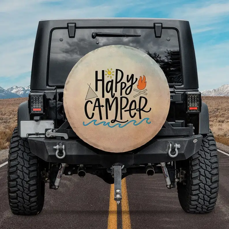 Happy Camper Spare Tire Camper Truck Holiday tire spare American Day Spare Tire Cover For Car Personalized Camper Tire Cover
Happy Camper Spare Tire Camper Truck Holiday tire spare American Day Spare Tire Cover For Car Personalized Camper Tire Cover